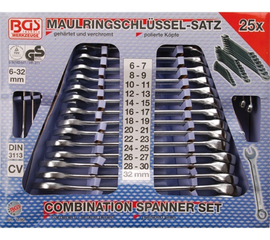 Combination Spanner Set | 6 - 32 mm | 25 pcs. (1190)