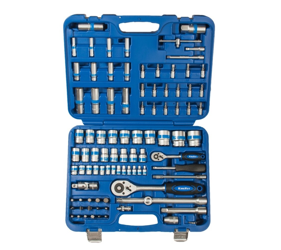 1/4" + 1/2" Galvučių rinkinys 94vnt. 6-kampės (KR094MDA)