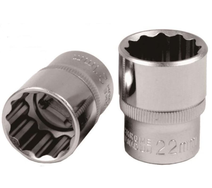 Galvutė dvylikakampė 1/2", 22 mm (VG-22MSK-12PT)