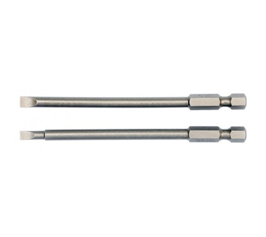 SCREWDRIVER BITS 1/4", 2pc : 4X100MM; 5X100MM (YT-0484)