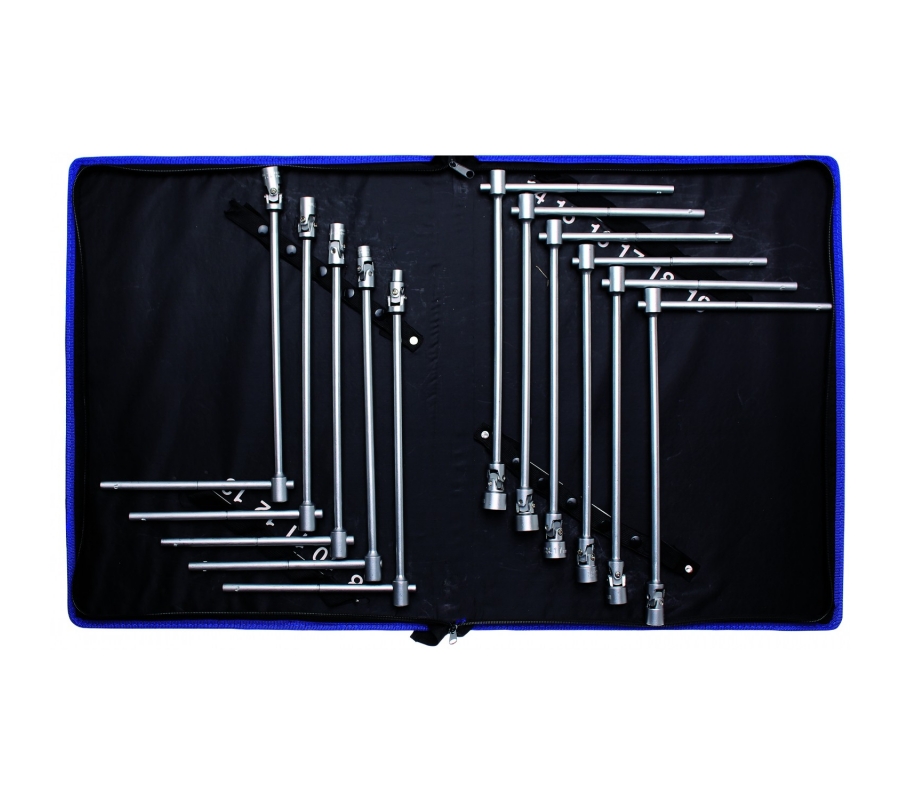 12-piece T-handle Universal Joint Socket Set 8-19 mm (8880)