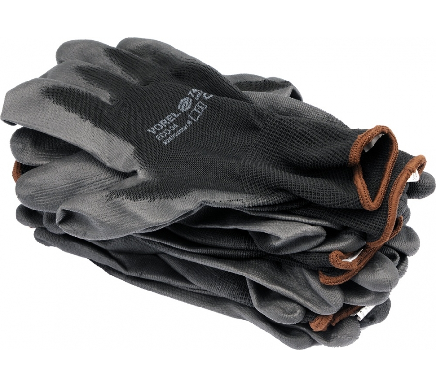 Working Gloves, Black 9" (12 PAIRS) (74077)