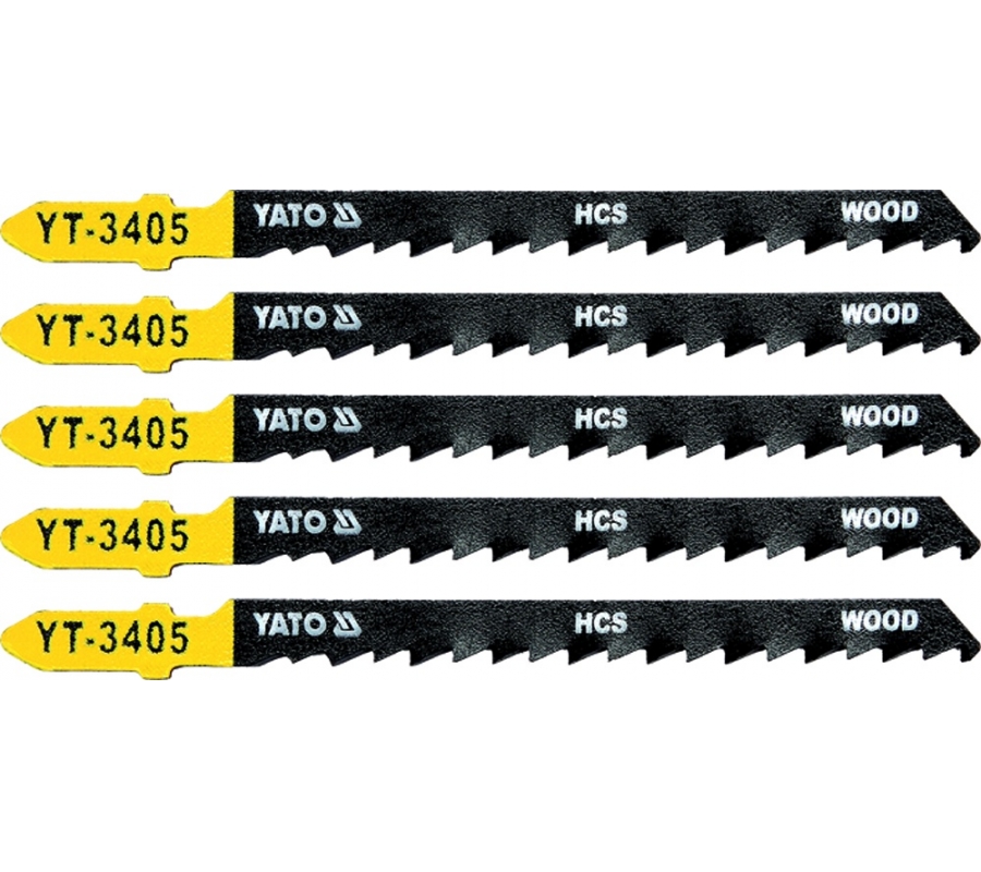 JIG SAW BLADE 65Mn -GROUND EDGE, 6TPI / 4MM (YT-3405)