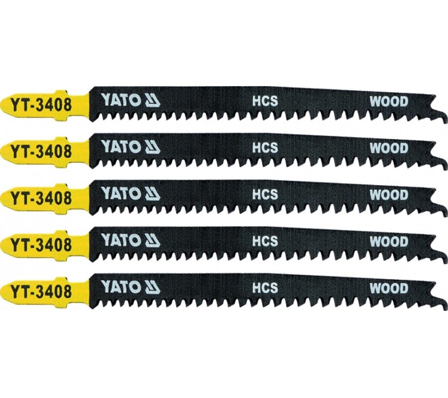 JIG SAW BLADE 65Mn -GROUND EDGE, 13~8TPI / 2~3MM (YT-3408)