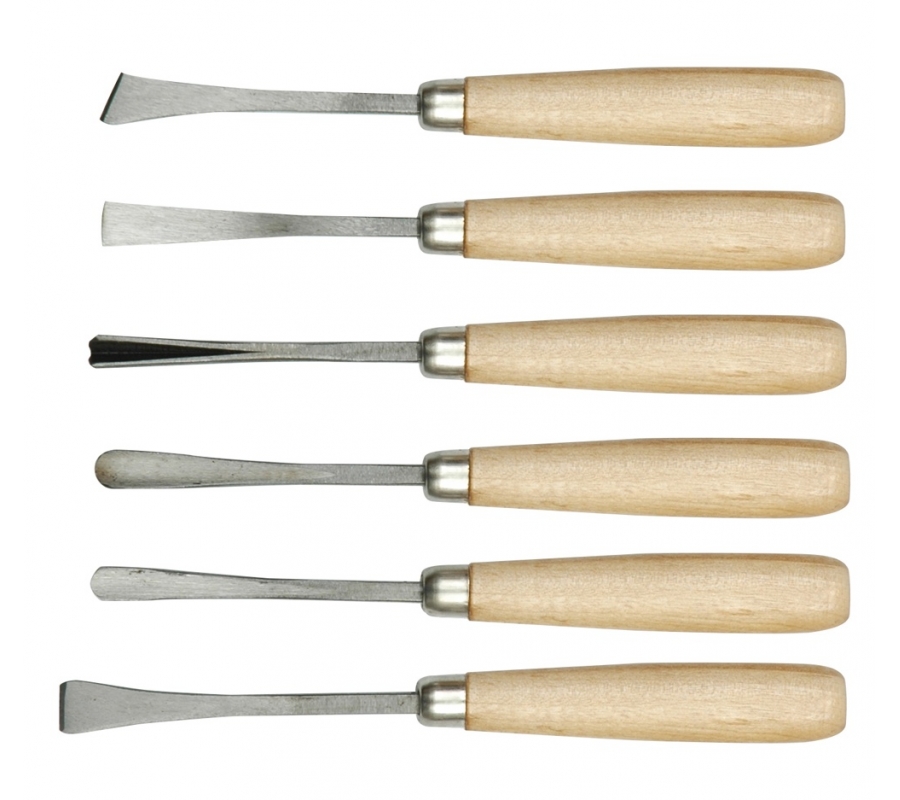 Curving Chisel Set | Wooden Handle (25700)
