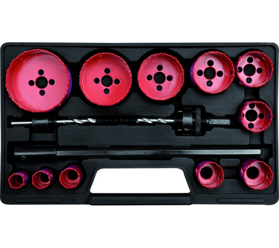 HOLE SAW KIT | HSS M3 | 19-76 mm | 15 pcs. (YT-3381)