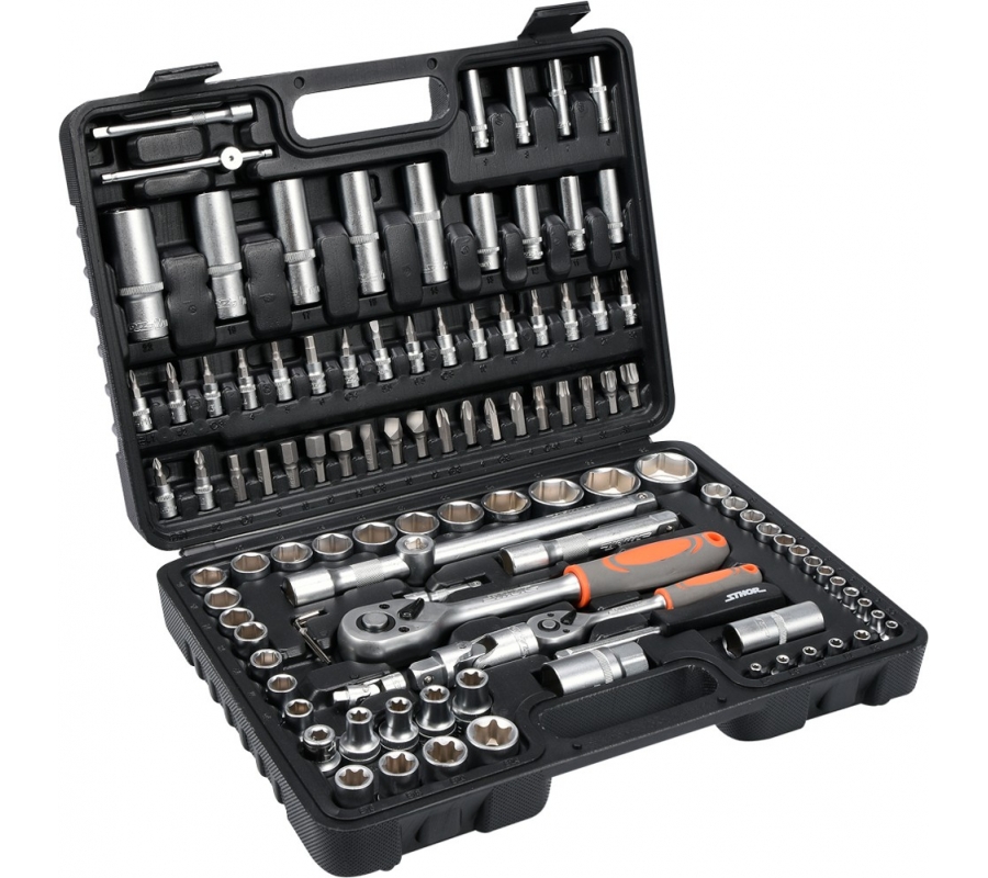 108-piece socket set, 1/4" + 1/2" (58685)