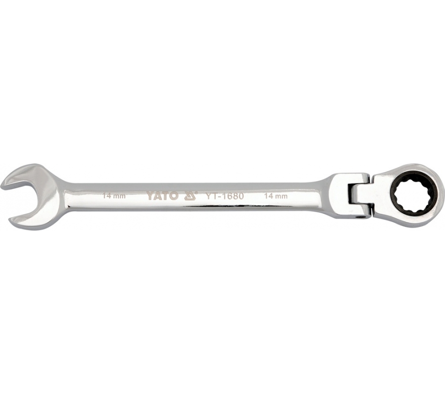 FLEX. RATCHETING COMBINATION WRENCH 13MM (YT-1679)