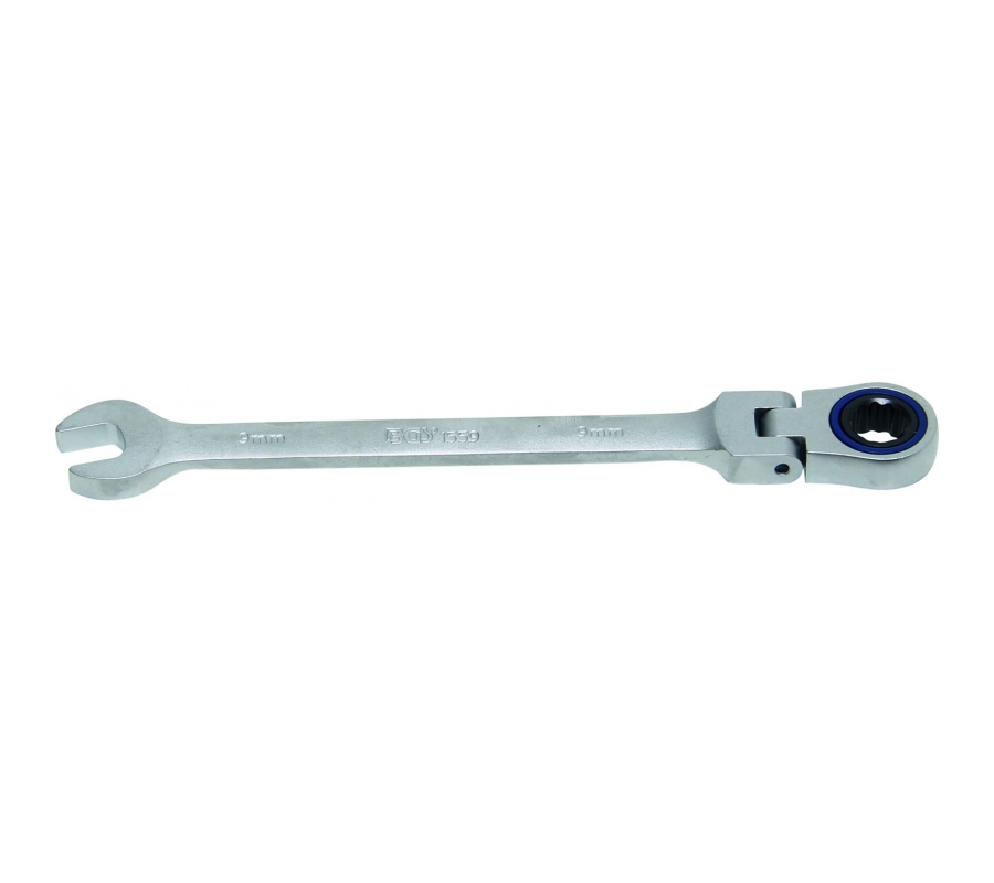 Ratchet Wrench, single, adjustable, CR-V  9mm (1559)