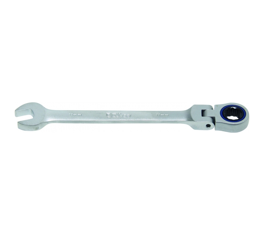 Ratchet Wrench, single, adjustable, CR-V  11mm (1561)