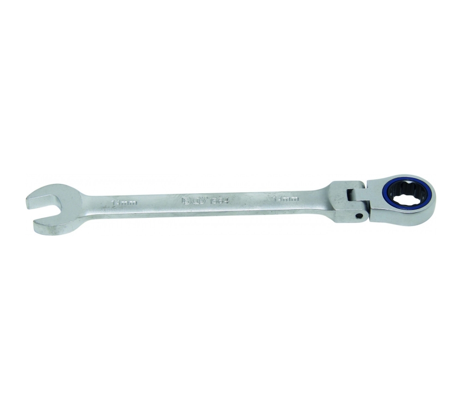 Ratchet Wrench, single, adjustable, CR-V  14mm (1564)