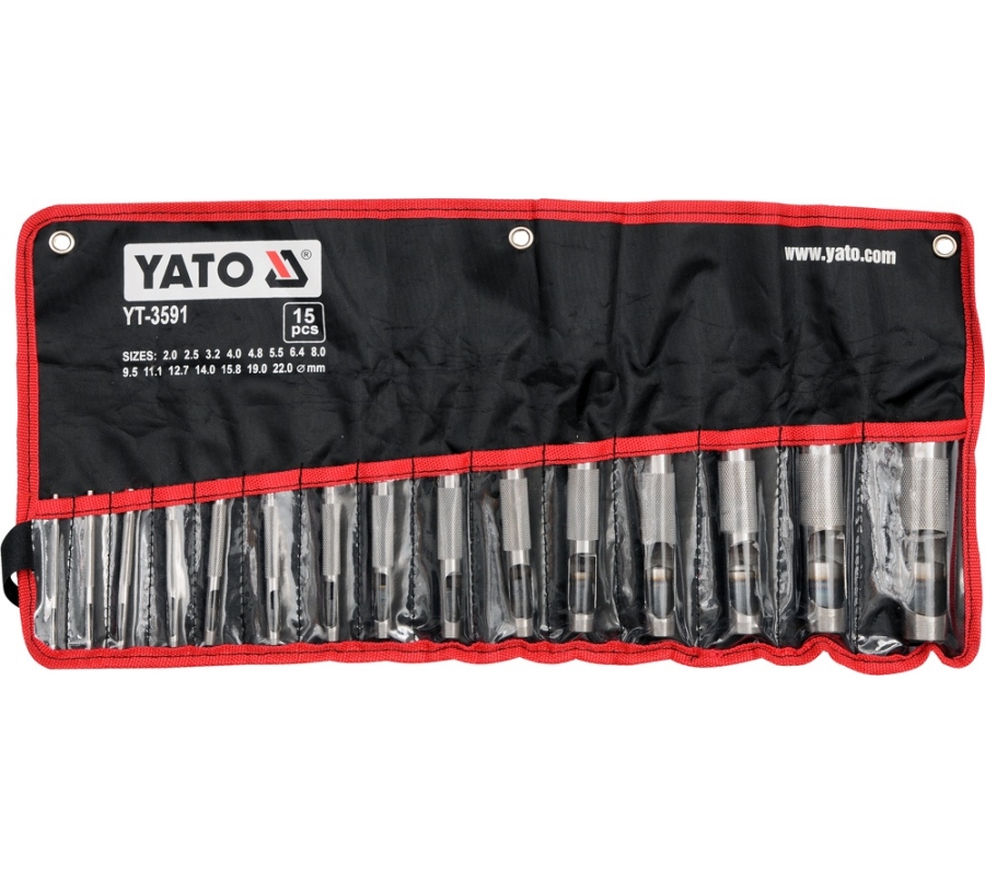 PUNCH SET 15PCS (YT-3591)