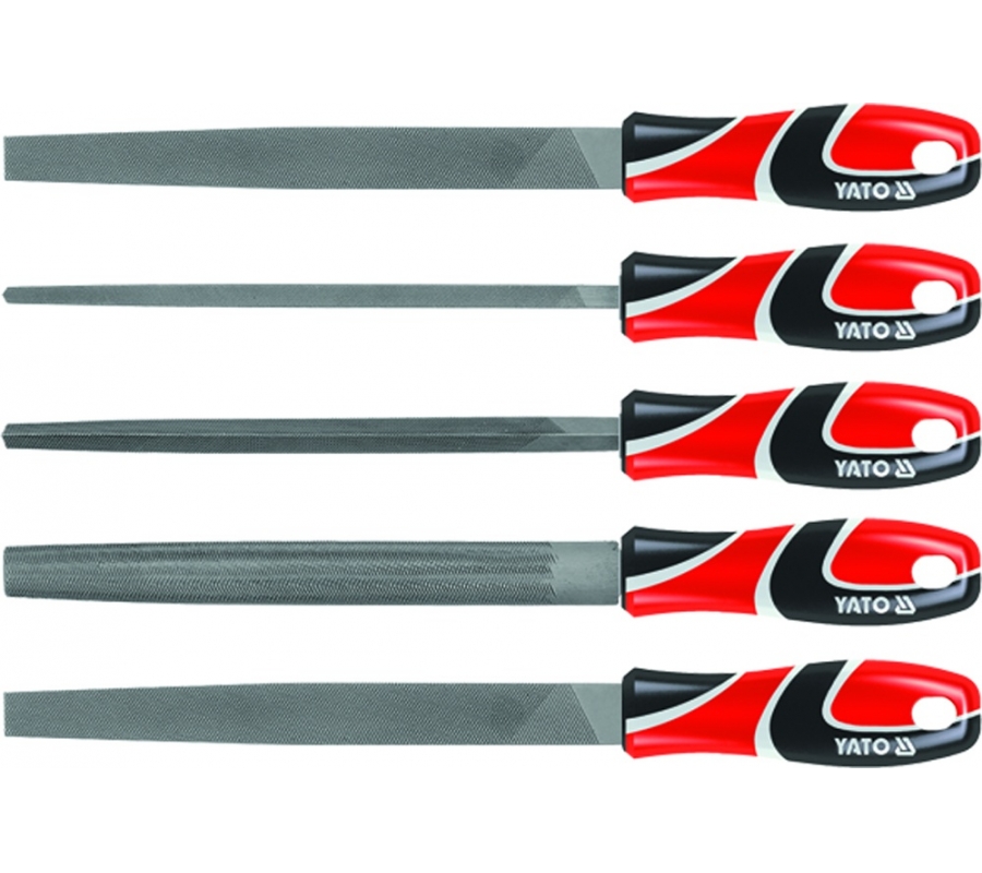 5-piece File Set, 200 mm (YT-6238)