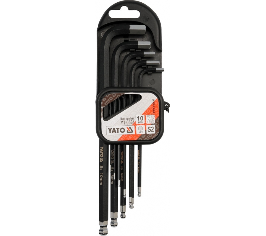 10-piece Internal Hexagon Key Set  (YT-0561)