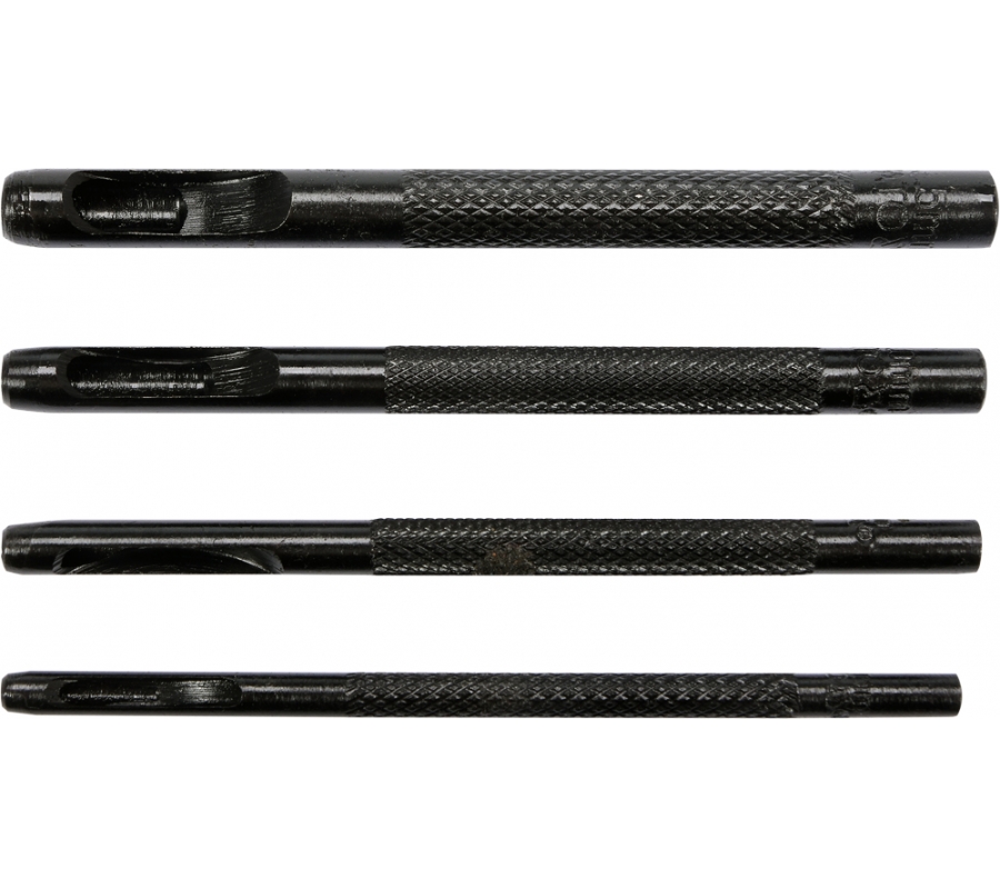 4PCS LEATHER PUNCH SET SIZES: 2-3-4-5 MM (YT-35880)
