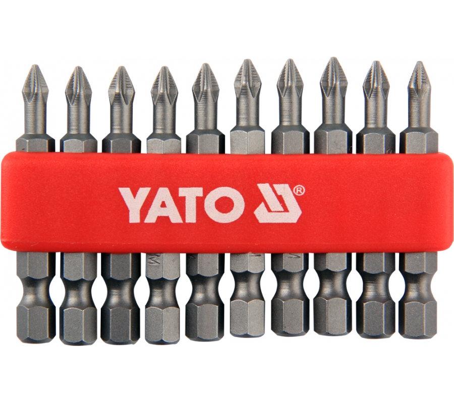 Screwdriver Bit Set, 10 pcs  PH1x50 (YT-0477)