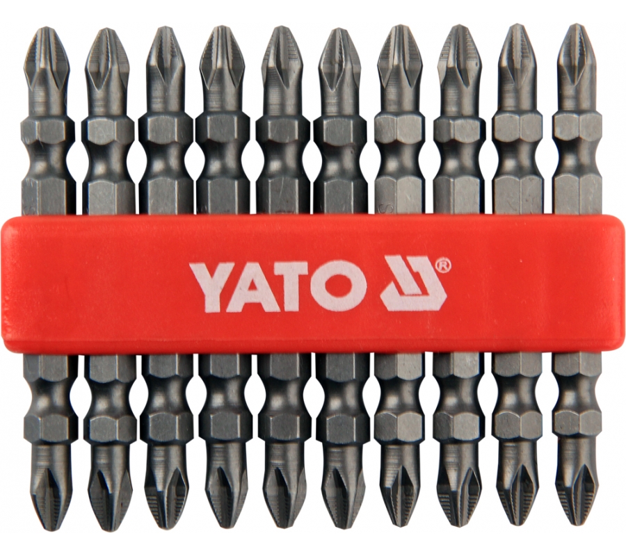 Screwdriver Bit Set, 10 pcs  PH2x65 (YT-0481)