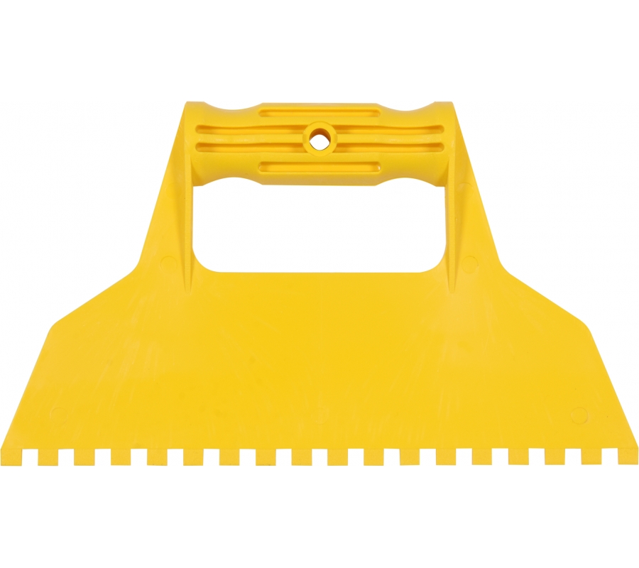 Шпатель пластмассовый, зуб. 6х6мм | 226 мм (05972)
