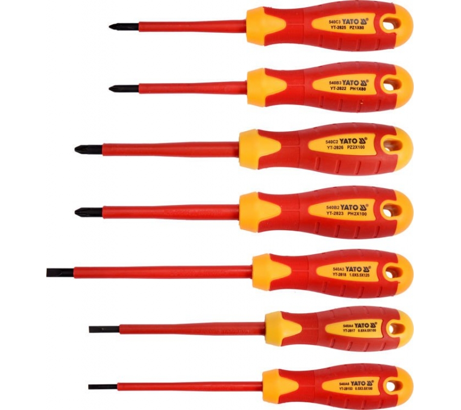 INSULATED SCREWDRIVER SET 7PCS (YT-2828)