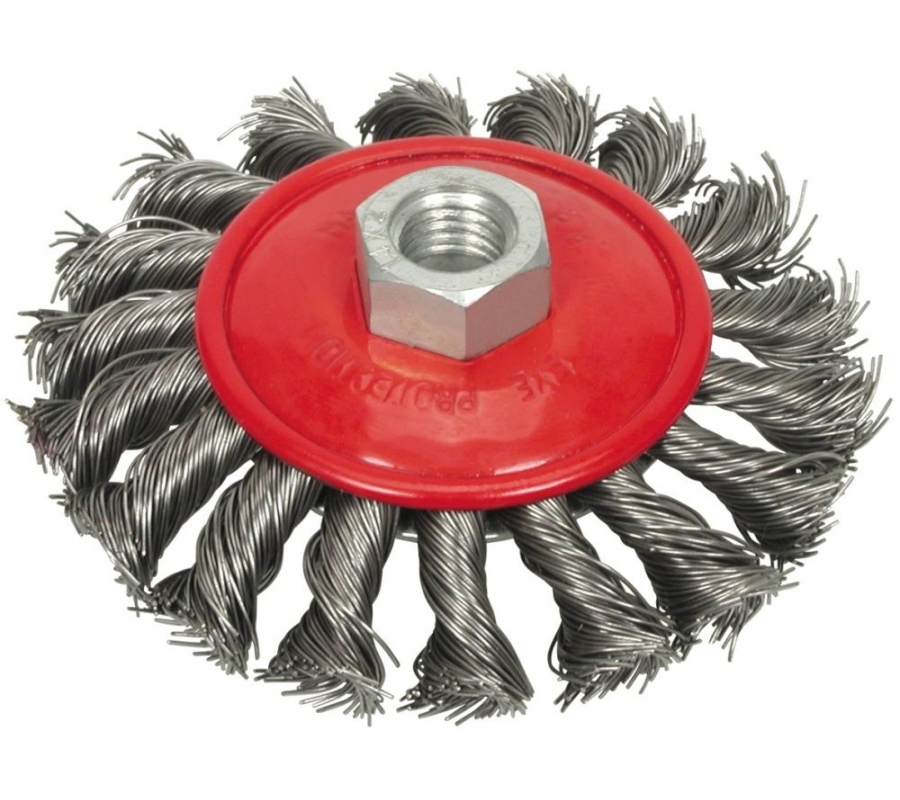 CIRCULAR BRUSH 100MM, TWISTED WIRE (06977)