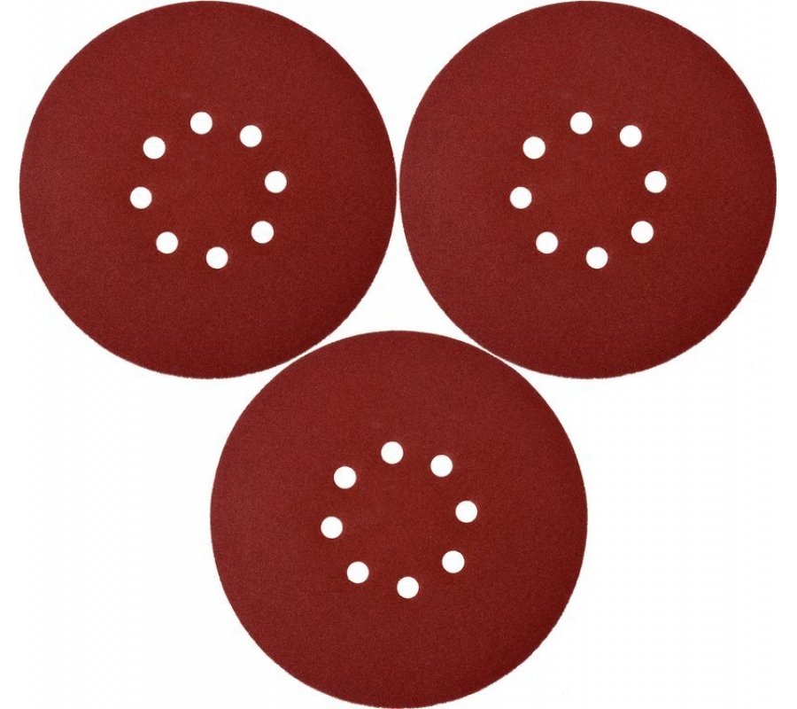Sand Paper for Dry Wall | perforated | 180 mm / P80 | 3 pcs. (YT-83462)