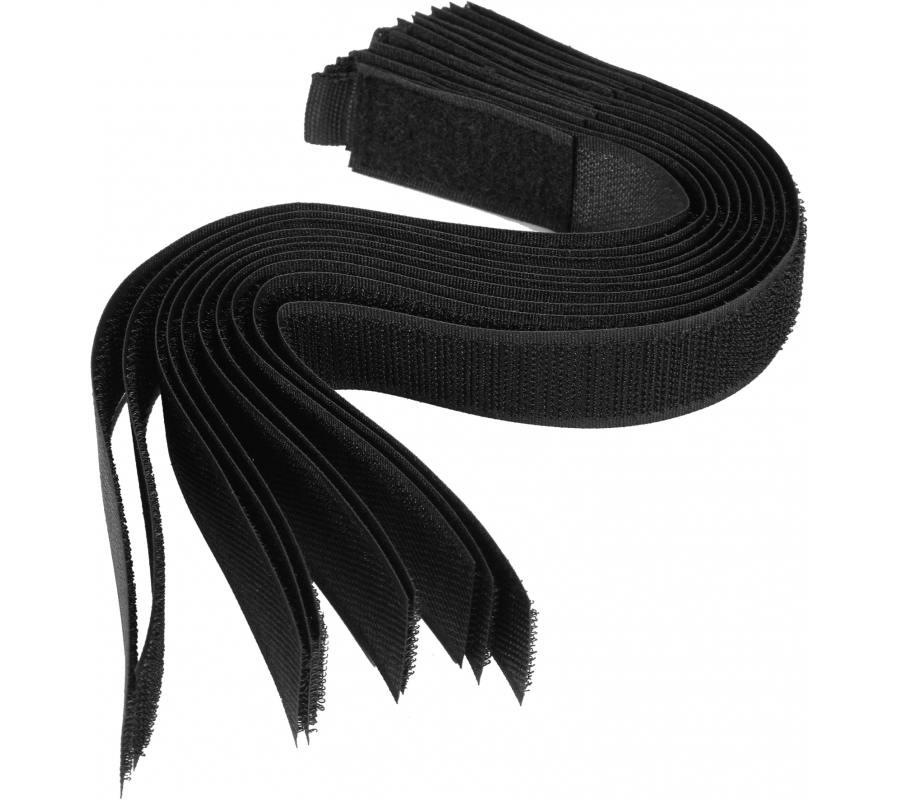 Velcro cable ties | black | 300 mm / 10 pcs. (73853)