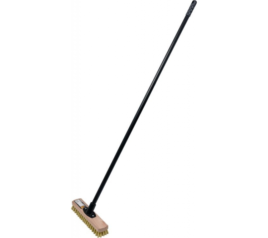 Scrub brush | PET/PPN | 300 mm | 1175 mm long durable, metal handle (35968)