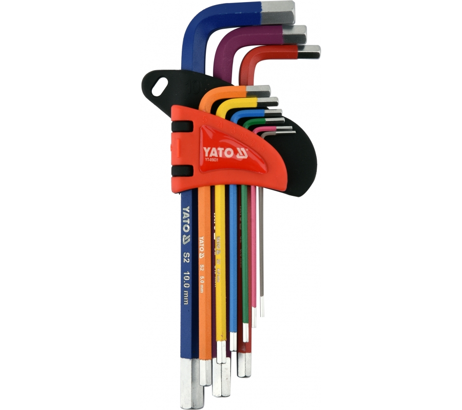 9PCS LONG HEX KEY SET 1.5-10MM (YT-05631)