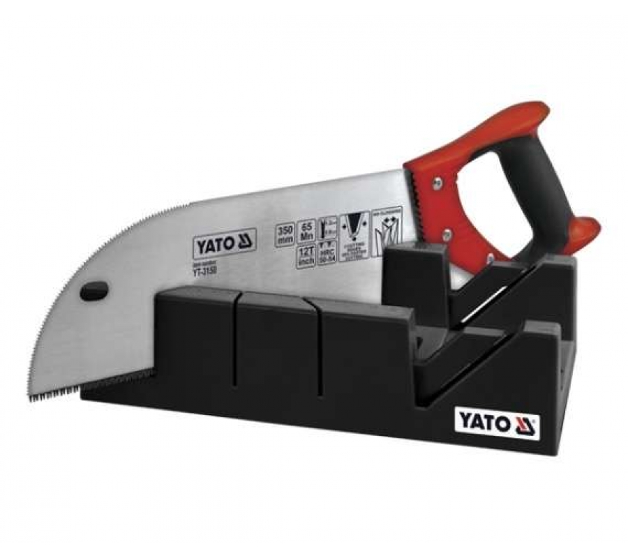 PLASTIC MITRE BOX WITH DOVETAIL SAW 350M (YT-3150)