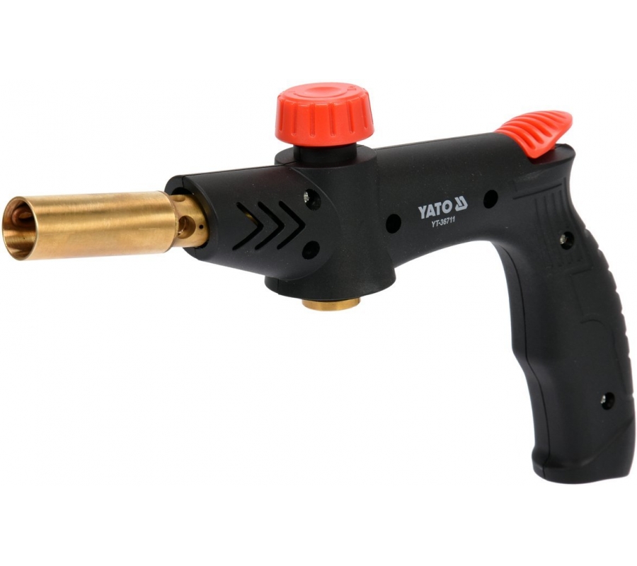GAS BURNER TORCH HEAD WITH PIEZO (YT-36711)