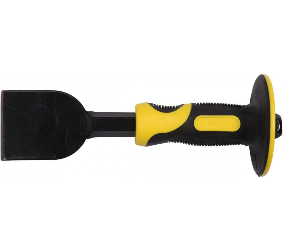 BRICKLAYER′S CHISEL WITH HAND GUARD | 215 X 18 X 50 mm (35450)