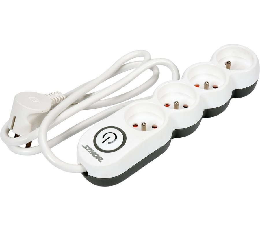 POWER STRIP W. GROUND 4S 1,5M (72353)