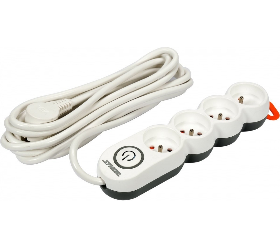 POWER STRIP W. GROUND 4S 5M (72355)