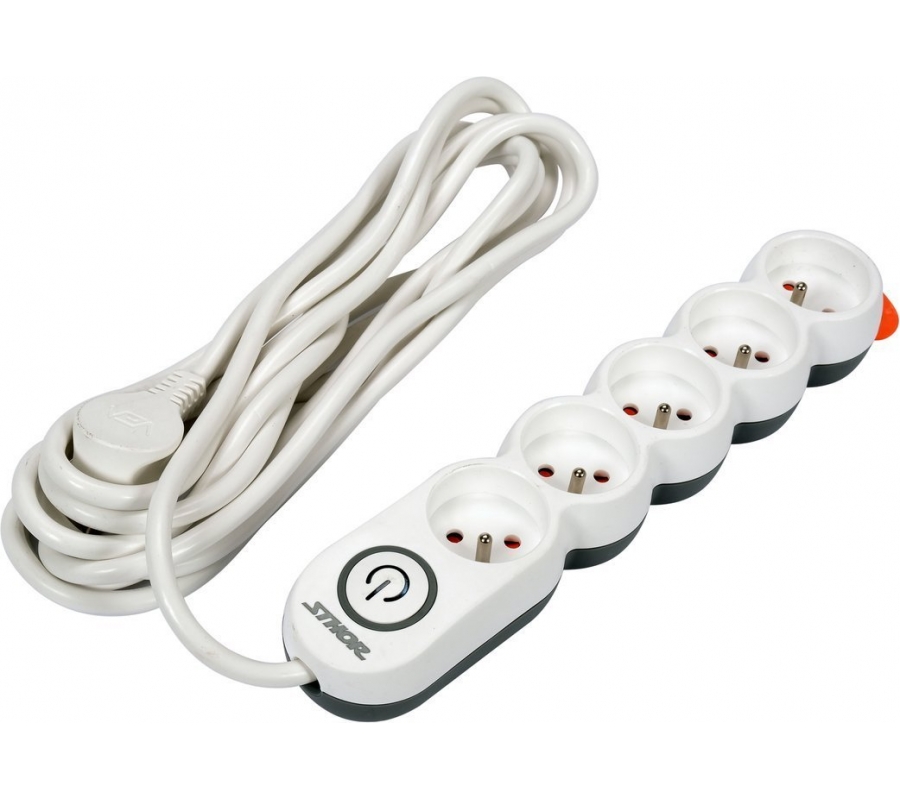 POWER STRIP W. GROUND 5S 5M (72358)