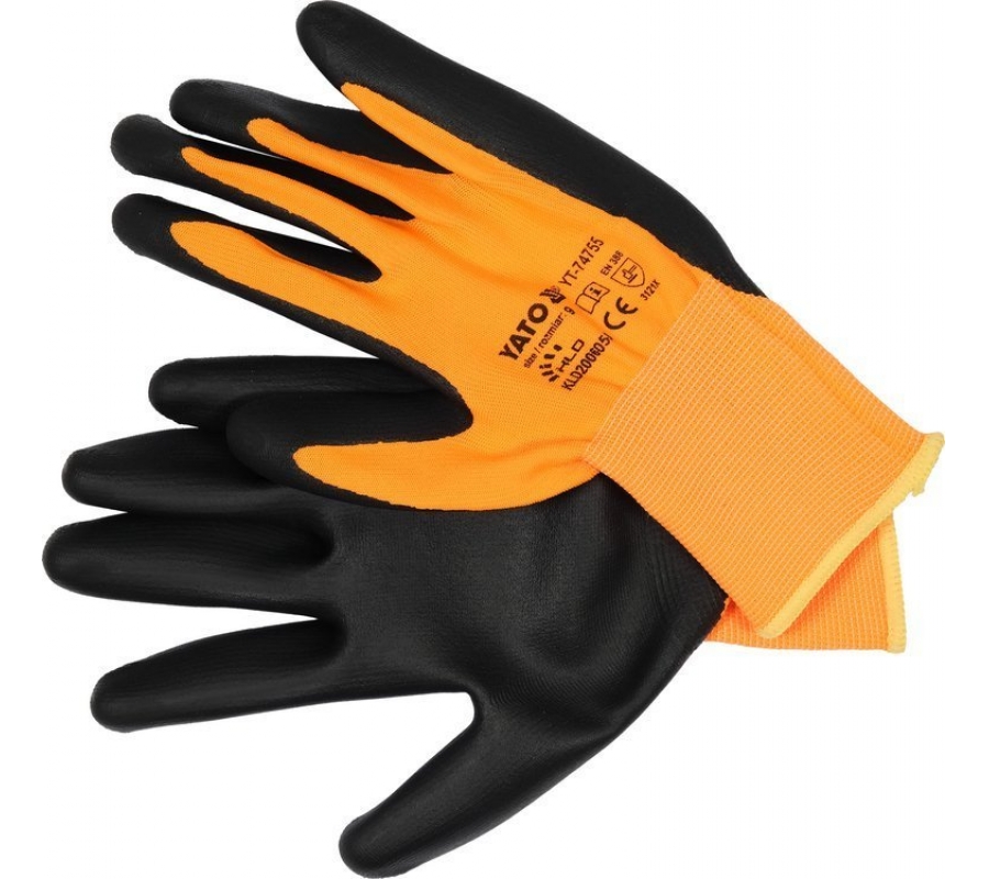 SAFETY GLO. TOUCHSCREEN FING. NITR S. 9 (YT-74755)