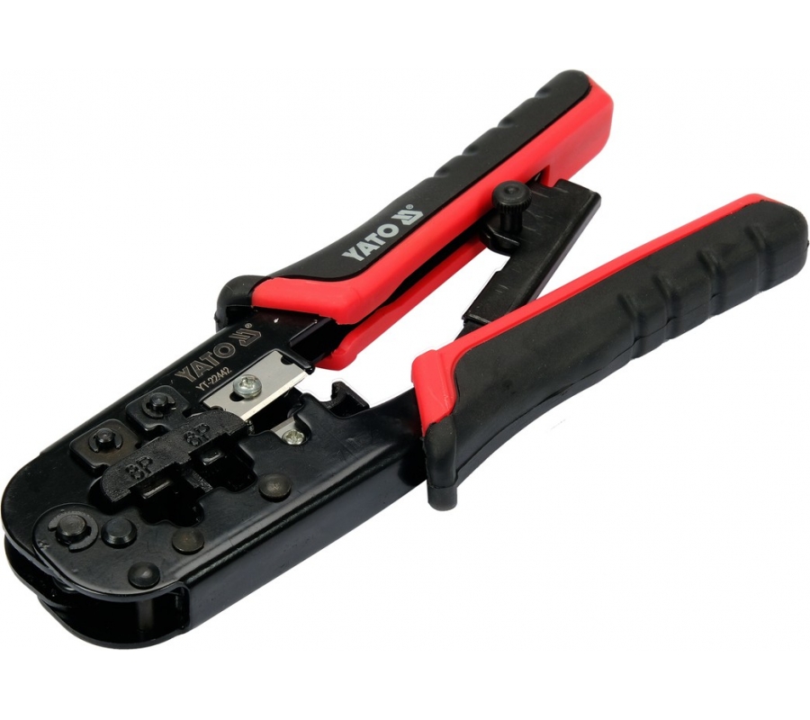 TELEPHONE PLUG CRIMPING TOOL | RJ45 RJ11 (YT-22442)