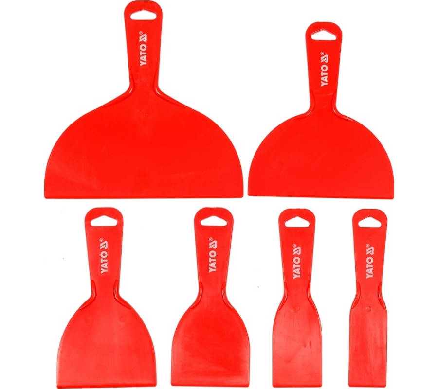 6PC PLASTIC SCRAPER SET (YT-52740)