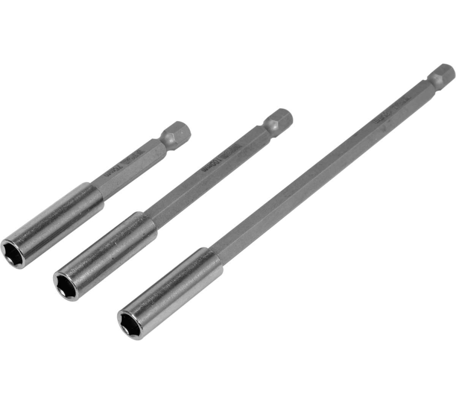 Bit Holders | 6.3 mm (1/4") | 75 | 100 | 150 mm | 3 pcs. (YT-04699)