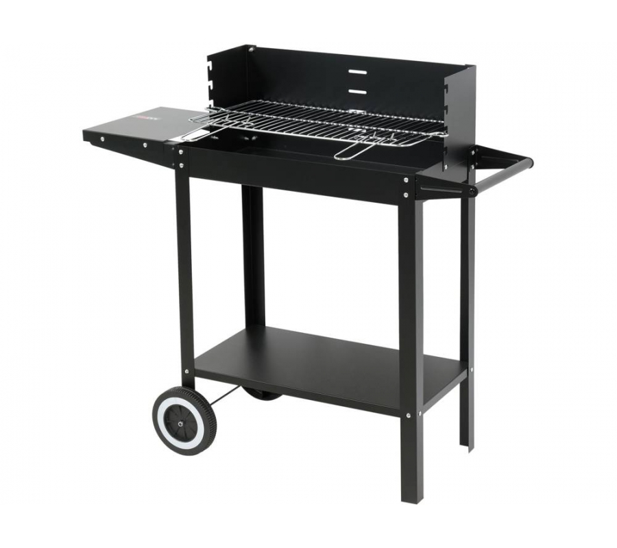 CHARCOAL GRILL WITH SHELF, GRATE 48 X 26.5CM (99919)