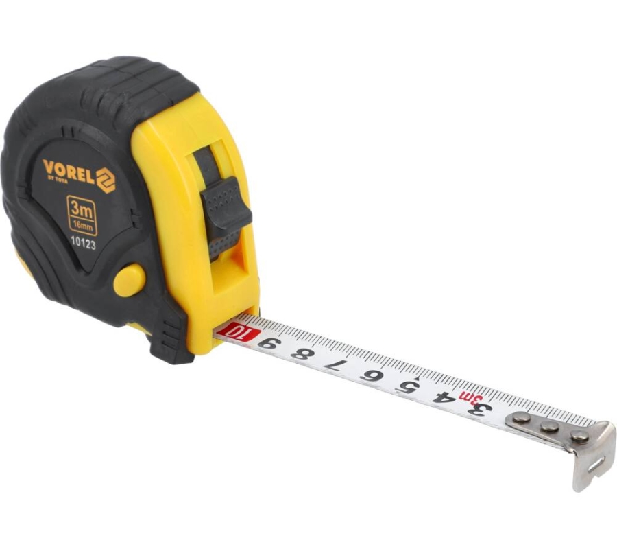 Ruletė su fiksatoriumi 3 m x 16 mm  (10123)