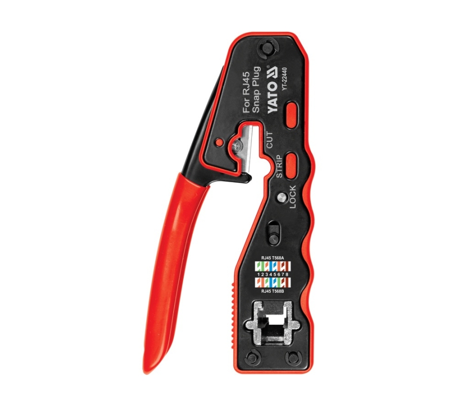 RJ-45 PASS THROUGH CRIMPING TOOL (YT-22440)