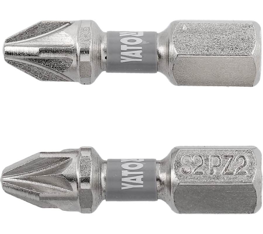 Antgaliai | 6,3 mm (1/4") | S2 Ni | kryžminiai PZ2 | 2 vnt. (YT-78004)
