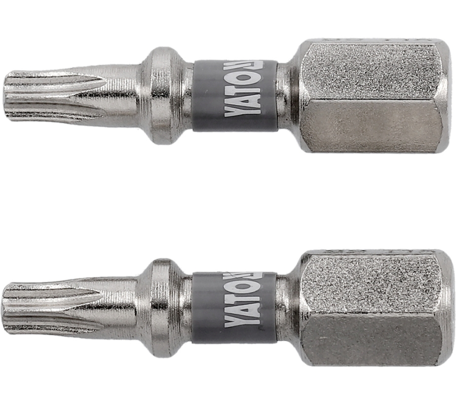 Antgaliai | 6,3 mm (1/4") | S2 Ni | T-Star (Torx) T15 | 2 vnt. (YT-78012)