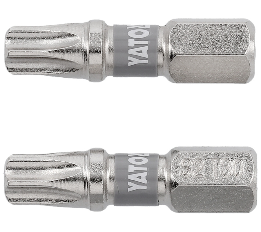 Antgaliai | 6,3 mm (1/4") | S2 Ni | T-Star (Torx) T30 | 2 vnt. (YT-78015)