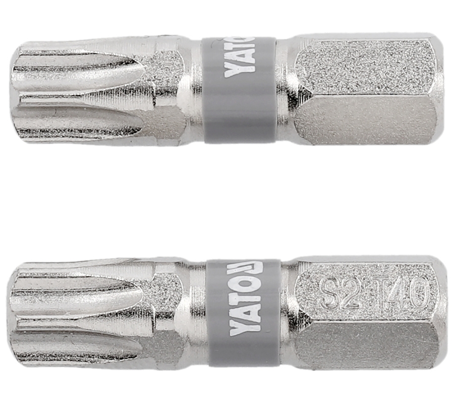 Antgaliai | 6,3 mm (1/4") | S2 Ni | T-Star (Torx) T40 | 2 vnt. (YT-78016)