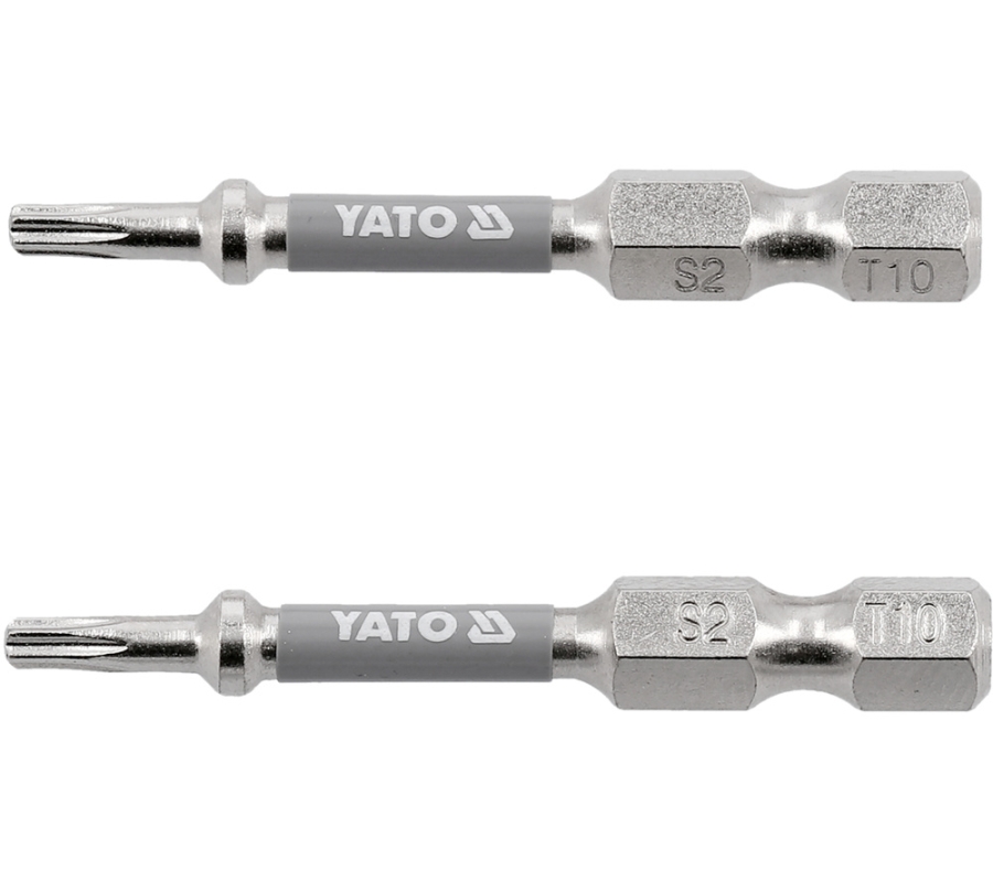 Antgaliai | 6,3 mm (1/4") | S2 Ni | T-Star (Torx) T10 | 50 mm | 2 vnt. (YT-78031)