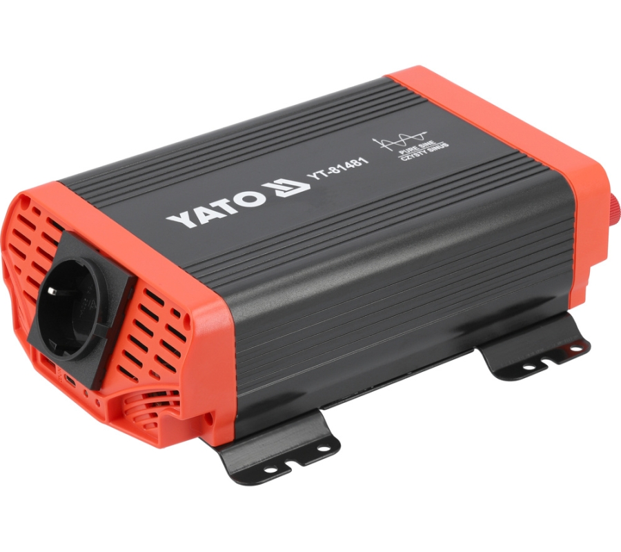 Automobilinis įtampos inverteris | grynas sinusas | 12/230V 300W (YT-81481)