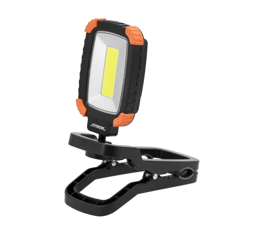 PORTABLE FLOODLIGHT 500LM WITH CLAMP (82850)