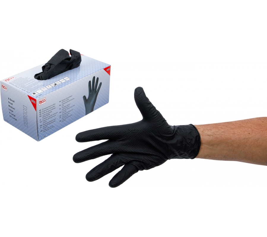 Disposable Glove Box | Nitrile | with extra grip | Gr. L | 100 St (74669)