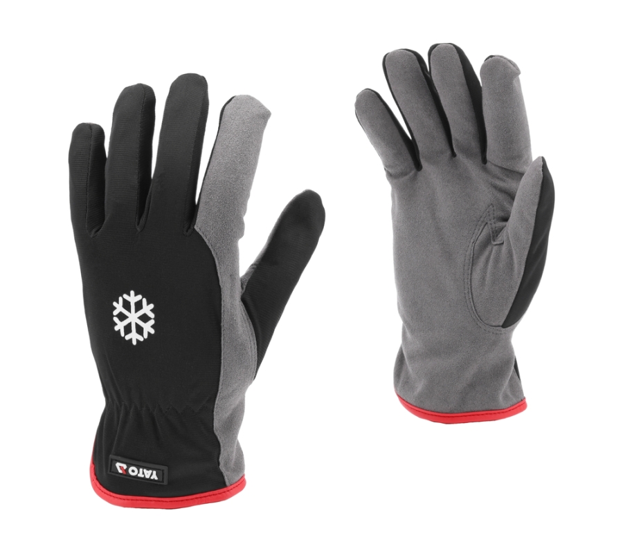 INSULATED GLOVES SYNTH. LEATHER | S. 9 (YT-74683)